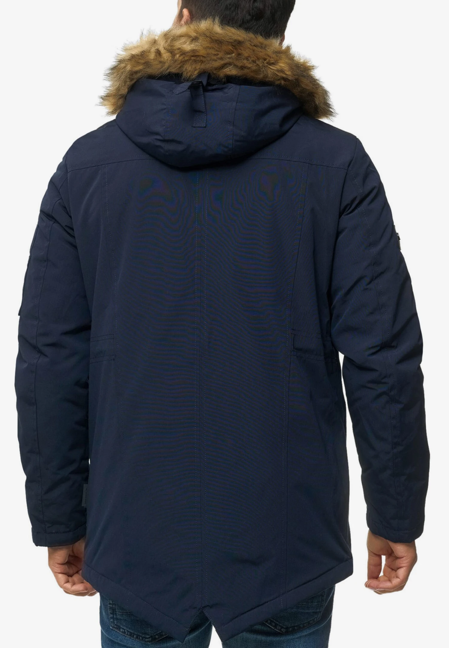 Indicode Jeans Parkas Winterparka Leicester Heren Navy 7 Indicode Jeans Parkas Winterparka Leicester Heren Navy - Image 7