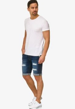 Indicode Jeans Denim Shorts Regular Jeans Caden Heren Donkerblauw -Indicode Jeans Verkoop bcd07e73e7bea994bb13102fcfddd0ad
