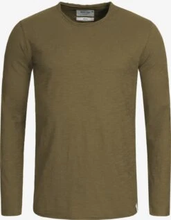 Indicode Jeans Longsleeves Shirt Willbur Heren Kaki