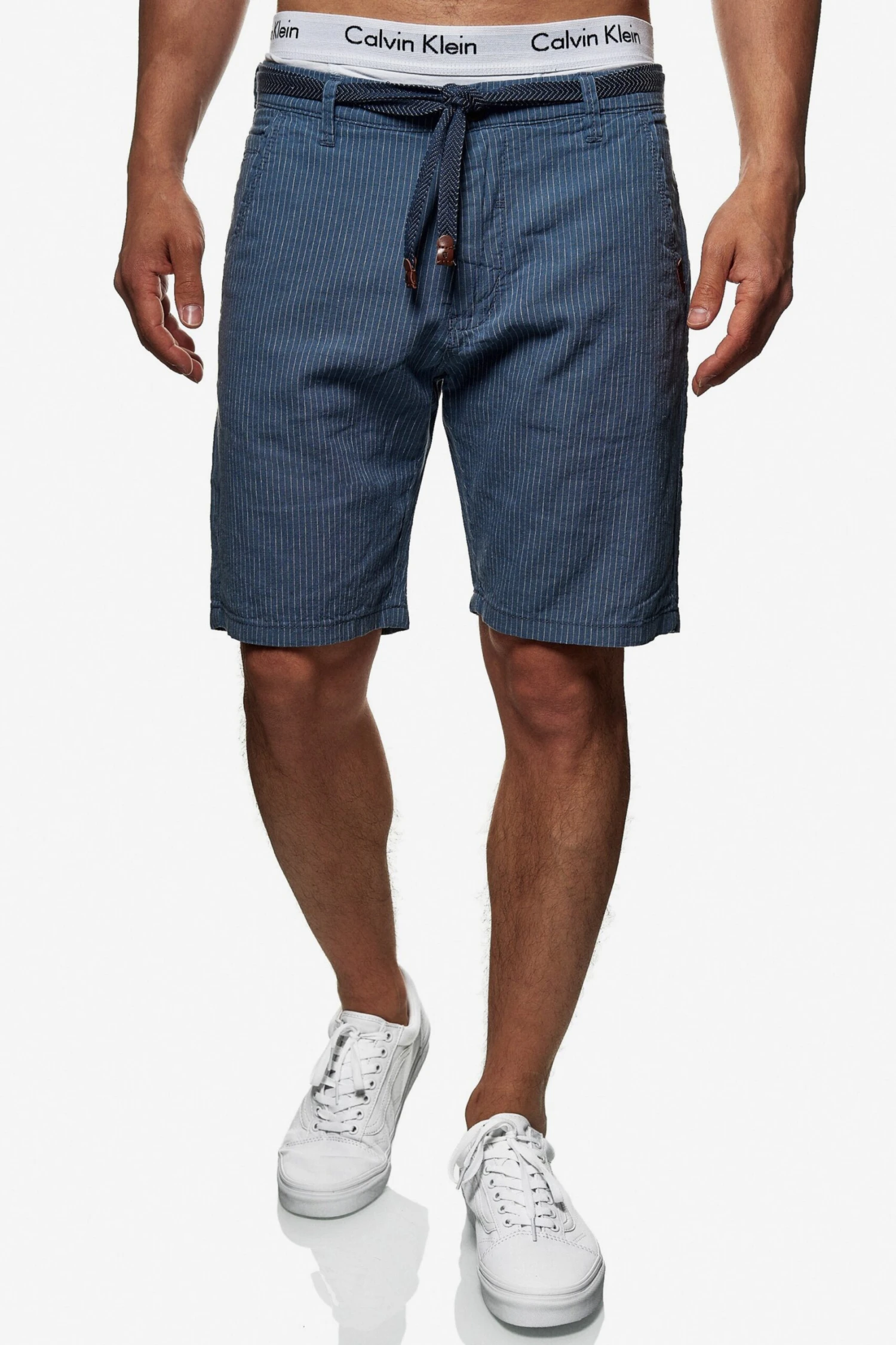 Indicode Jeans Chino Shorts Regular Chino Enford Heren Blauw 2 Indicode Jeans Chino Shorts Regular Chino Enford Heren Blauw - Image 2