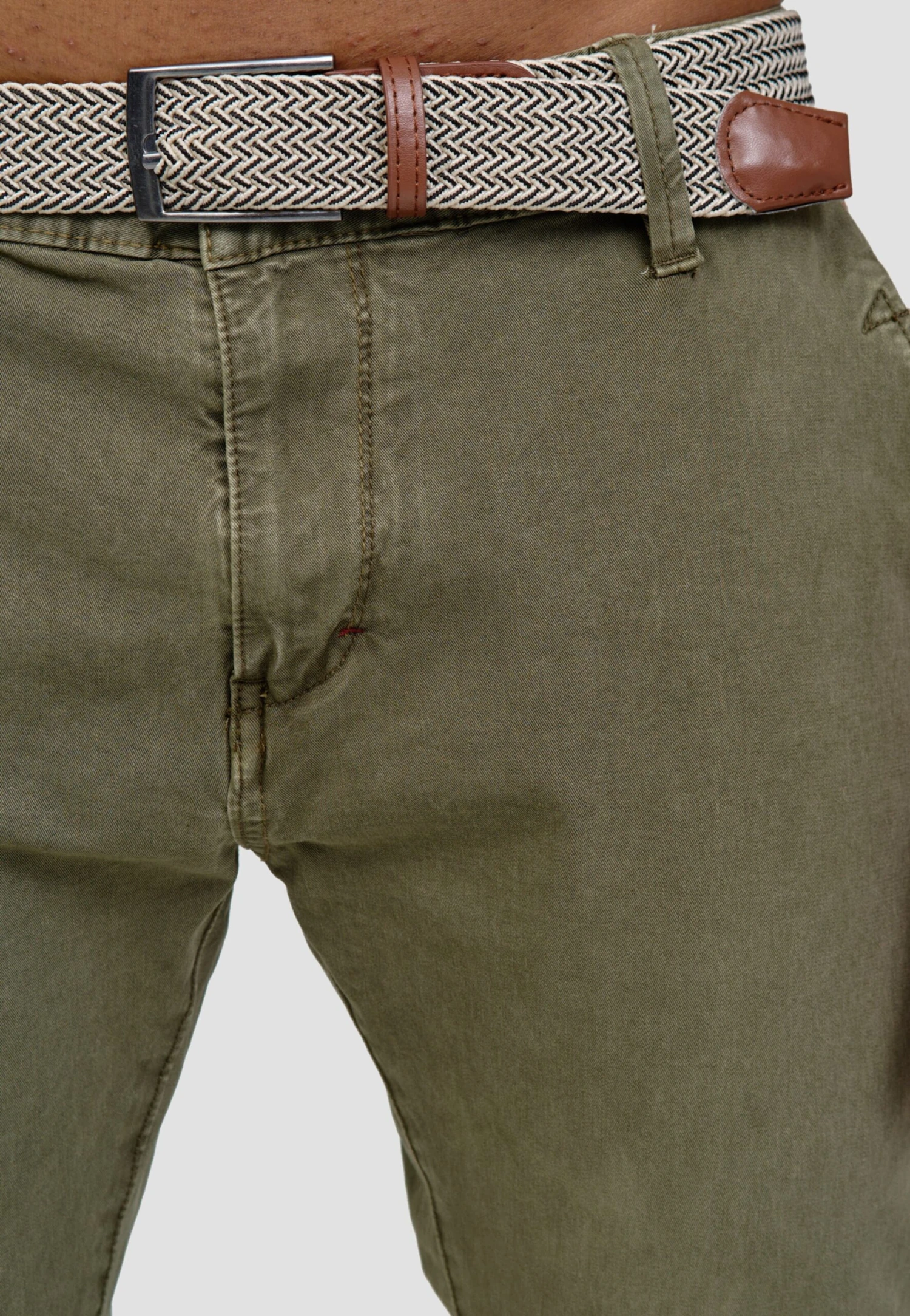 Indicode Jeans Chinos Regular Chino Spence Heren Groen 7 Indicode Jeans Chinos Regular Chino Spence Heren Groen - Image 7