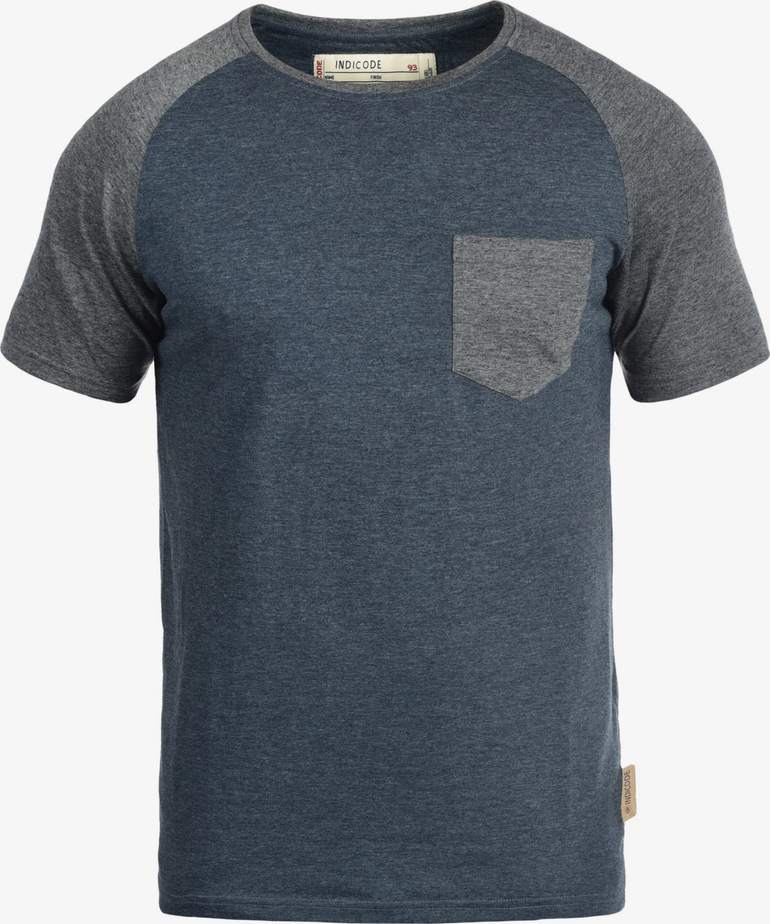 Indicode Jeans T-shirts Shirt Gresham Heren Navy 1 Indicode Jeans T-shirts Shirt Gresham Heren Navy