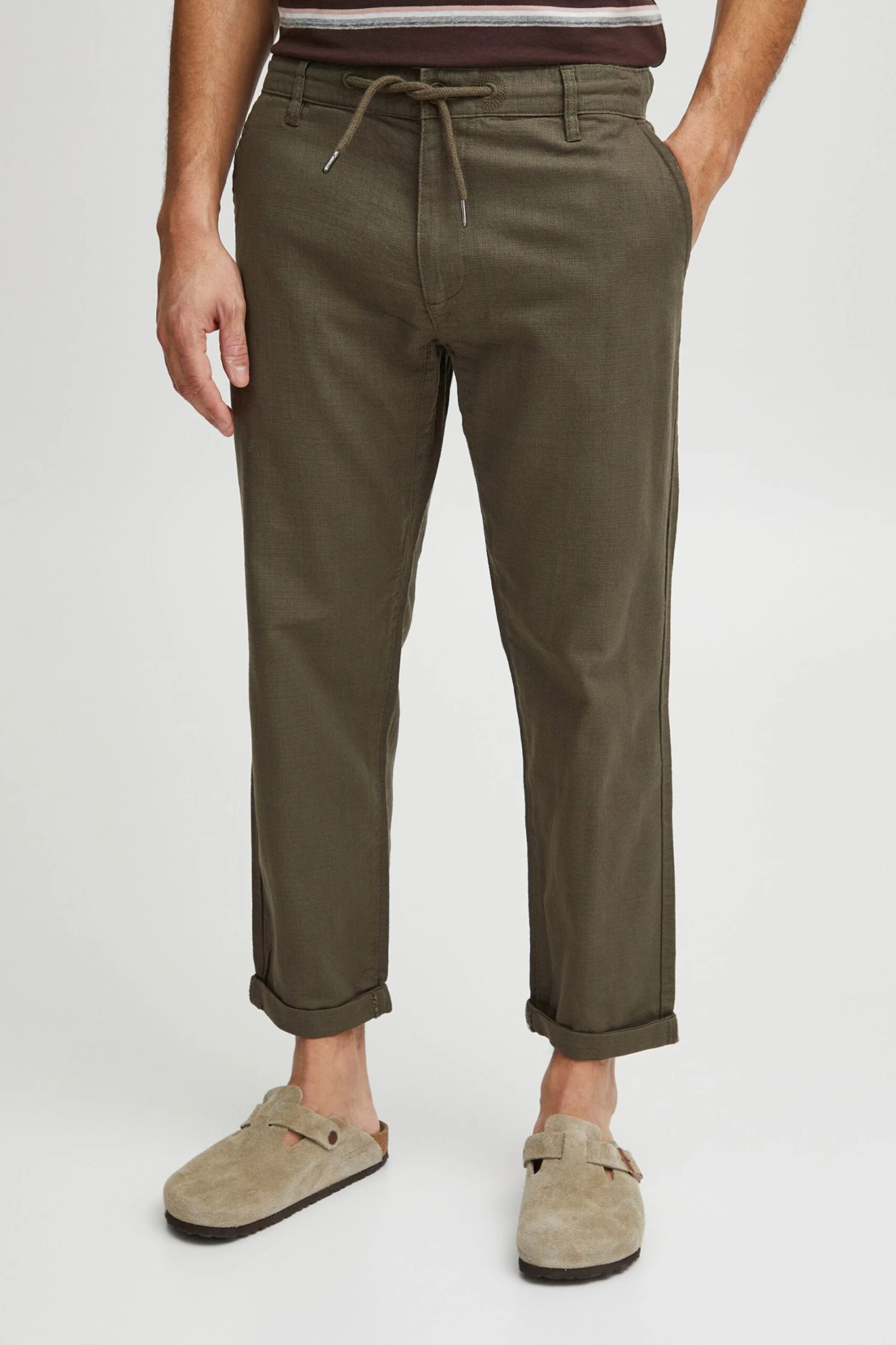 Indicode Jeans Chinos Regular Chino Idcombat Heren Groen 2 Indicode Jeans Chinos Regular Chino Idcombat Heren Groen - Image 2