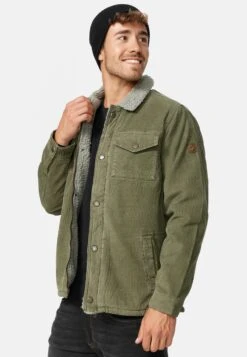 Indicode Jeans Tussenjassen Tussenjas Tonni Heren Groen -Indicode Jeans Verkoop be9658c0ad422d075c83933111e74f56