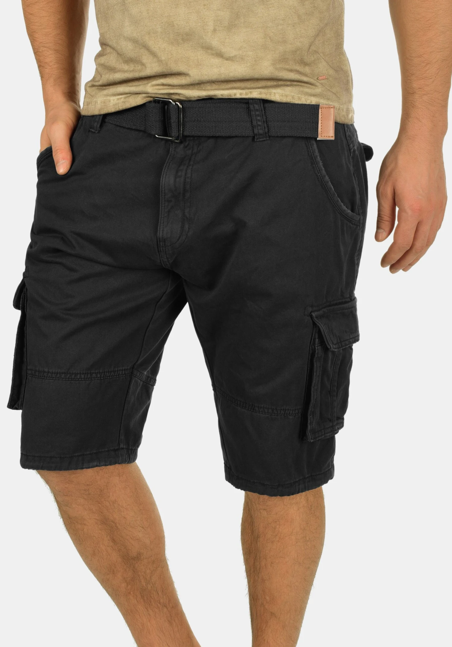 Indicode Jeans Cargo Shorts Regular Cargobroek Costa Heren Zwart 2 Indicode Jeans Cargo Shorts Regular Cargobroek Costa Heren Zwart - Image 2
