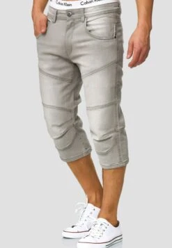 Indicode Jeans Jeansshort - Light Grey