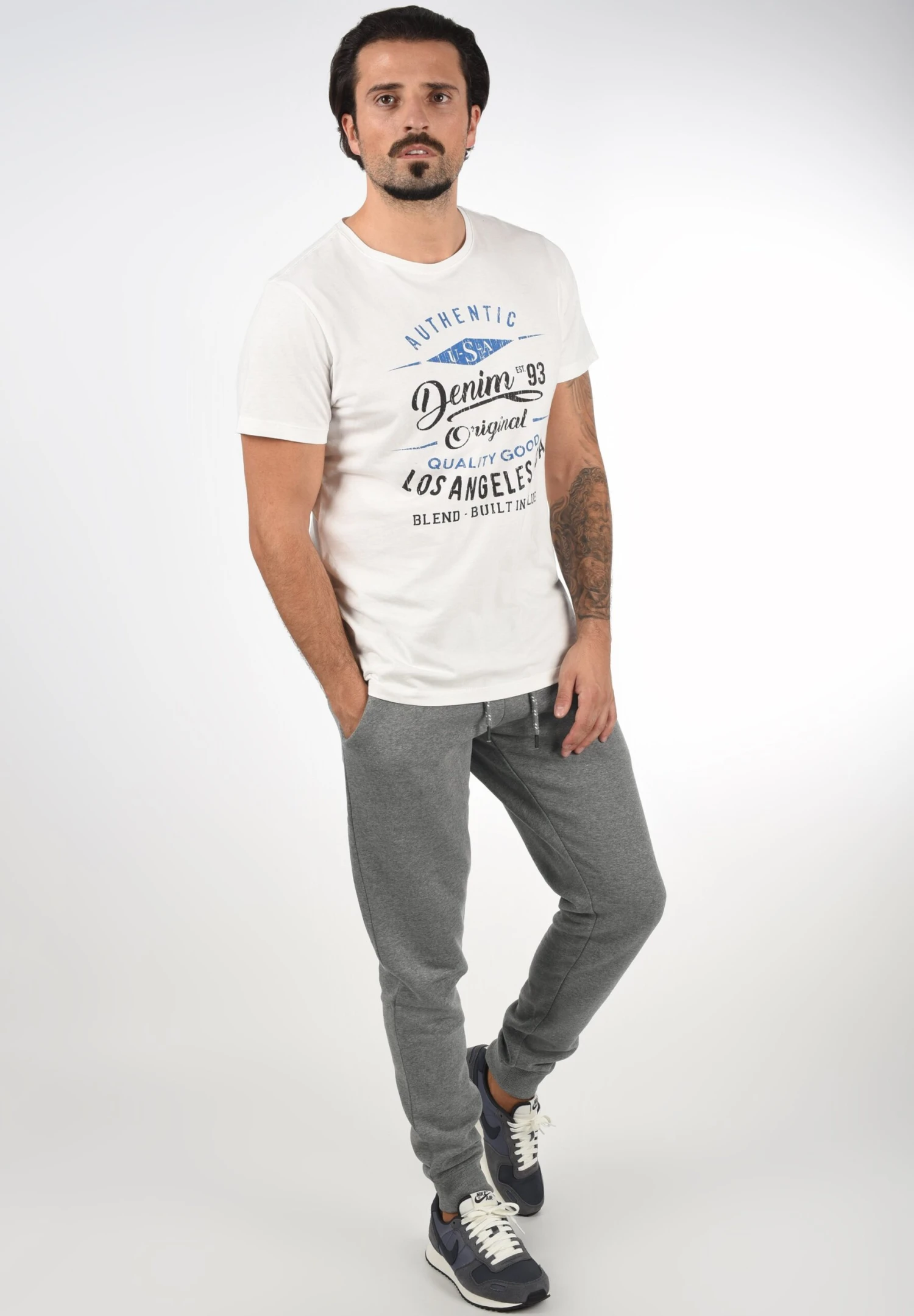 Indicode Jeans Idhultop - Trainingsbroek - Grey Mix 4 Indicode Jeans Idhultop - Trainingsbroek - Grey Mix - Image 4