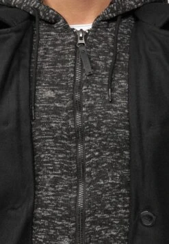 Indicode Jeans Halflange Jas - Black -Indicode Jeans Verkoop bf564d9fd29649b2bf50f01675fafeaf