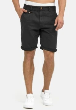 Indicode Jeans Casual Fit - Shorts - Mottled Black