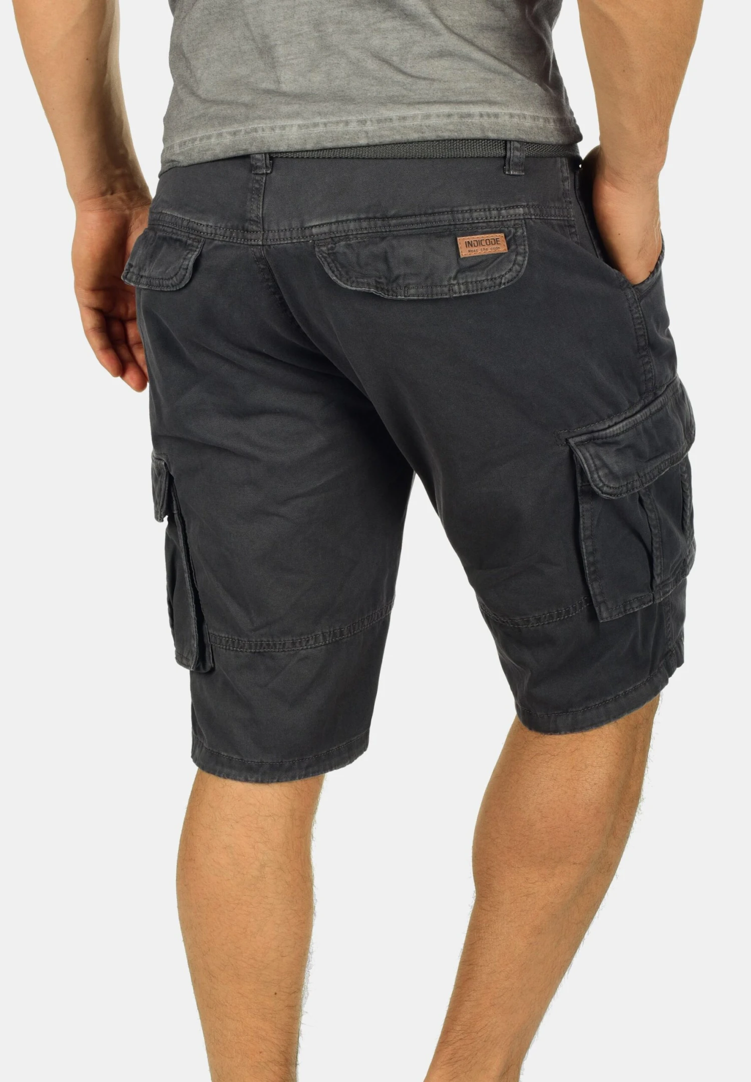 Indicode Jeans Idcosta - Shorts - Dark Grey 2 Indicode Jeans Idcosta - Shorts - Dark Grey - Image 2