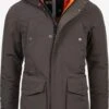 Indicode Jeans Parkas Winterparka Waters Heren Grijs