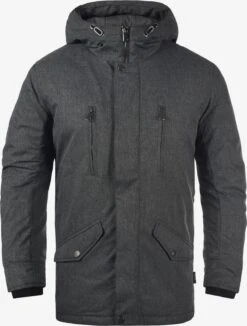 Indicode Jeans Parkas Winterparka Scipio Heren Grijs / Donkergrijs
