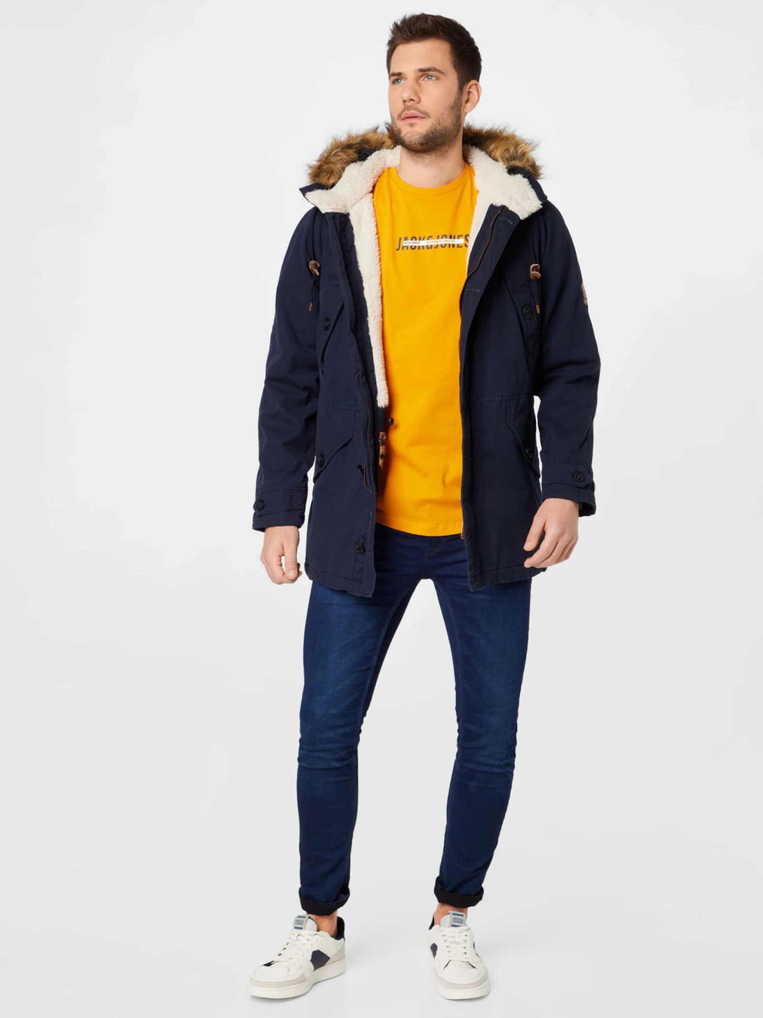 Indicode Jeans Parkas Winterparka Fann Heren Navy 5 Indicode Jeans Parkas Winterparka Fann Heren Navy - Image 5