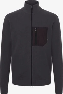 Indicode Jeans Vesten Gebreid Vest Heren Antraciet