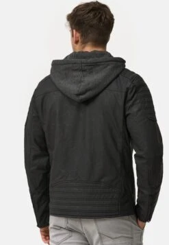 Indicode Jeans Miguel- Imitatieleren Jas - Black -Indicode Jeans Verkoop c3165b8916c34498b3966262c246941c