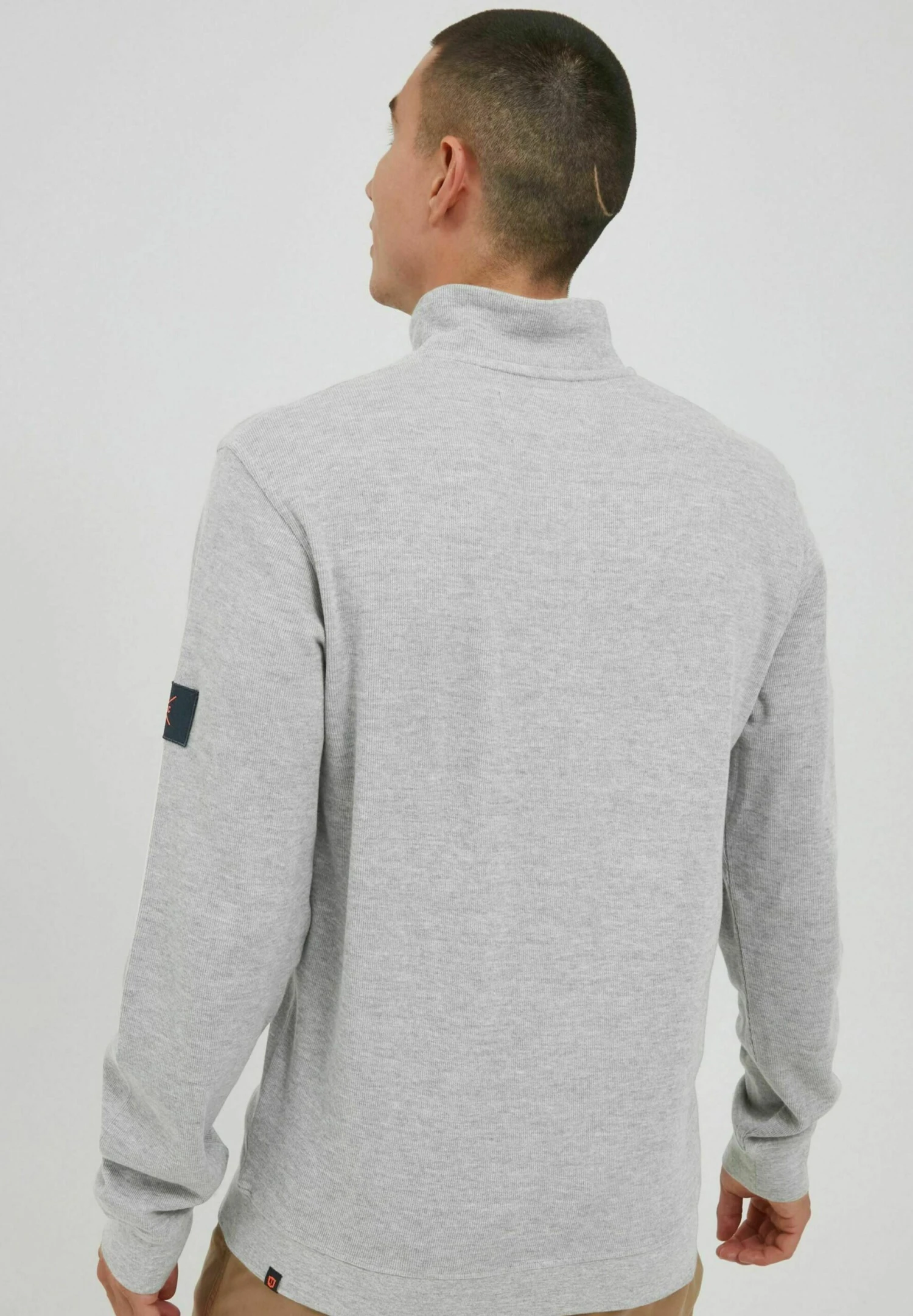 Indicode Jeans Idarcelino - Trui - Light Grey Mix 3 Indicode Jeans Idarcelino - Trui - Light Grey Mix - Image 3