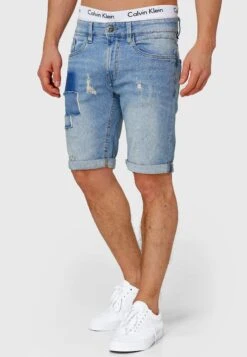 Indicode Jeans Roberts - Jeansshort - Blue Wash -Indicode Jeans Verkoop c38b44eb41cd4235902eb5bdb8220f0e