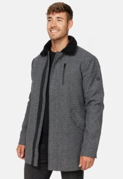 Indicode Jeans Falmo - Halflange Jas - Mini Herringbone Grey -Indicode Jeans Verkoop c38f34f6233f45b9b3ecc589aad1ed6d