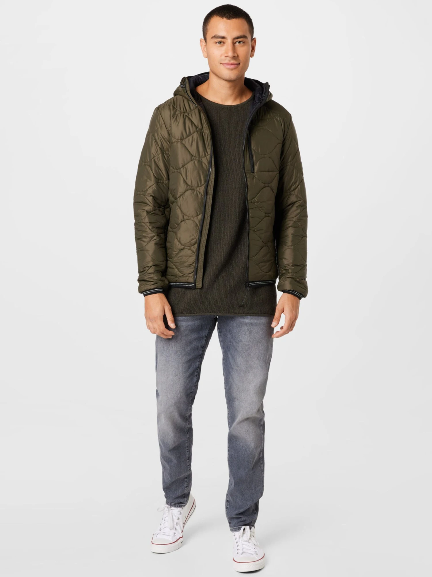 Indicode Jeans Crewneck Truien Regular Fit Trui Christian Heren Olijfgroen 5 Indicode Jeans Crewneck Truien Regular Fit Trui Christian Heren Olijfgroen - Image 5