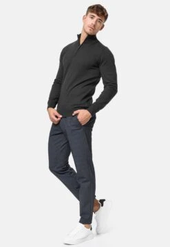 Indicode Jeans Coltruien Trui Gore Heren Zwart -Indicode Jeans Verkoop c3b9e4b0eb66addefdf7d92c4a76dce7