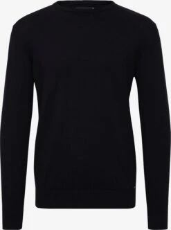 Indicode Jeans Crewneck Truien Trui BADAN Heren Zwart