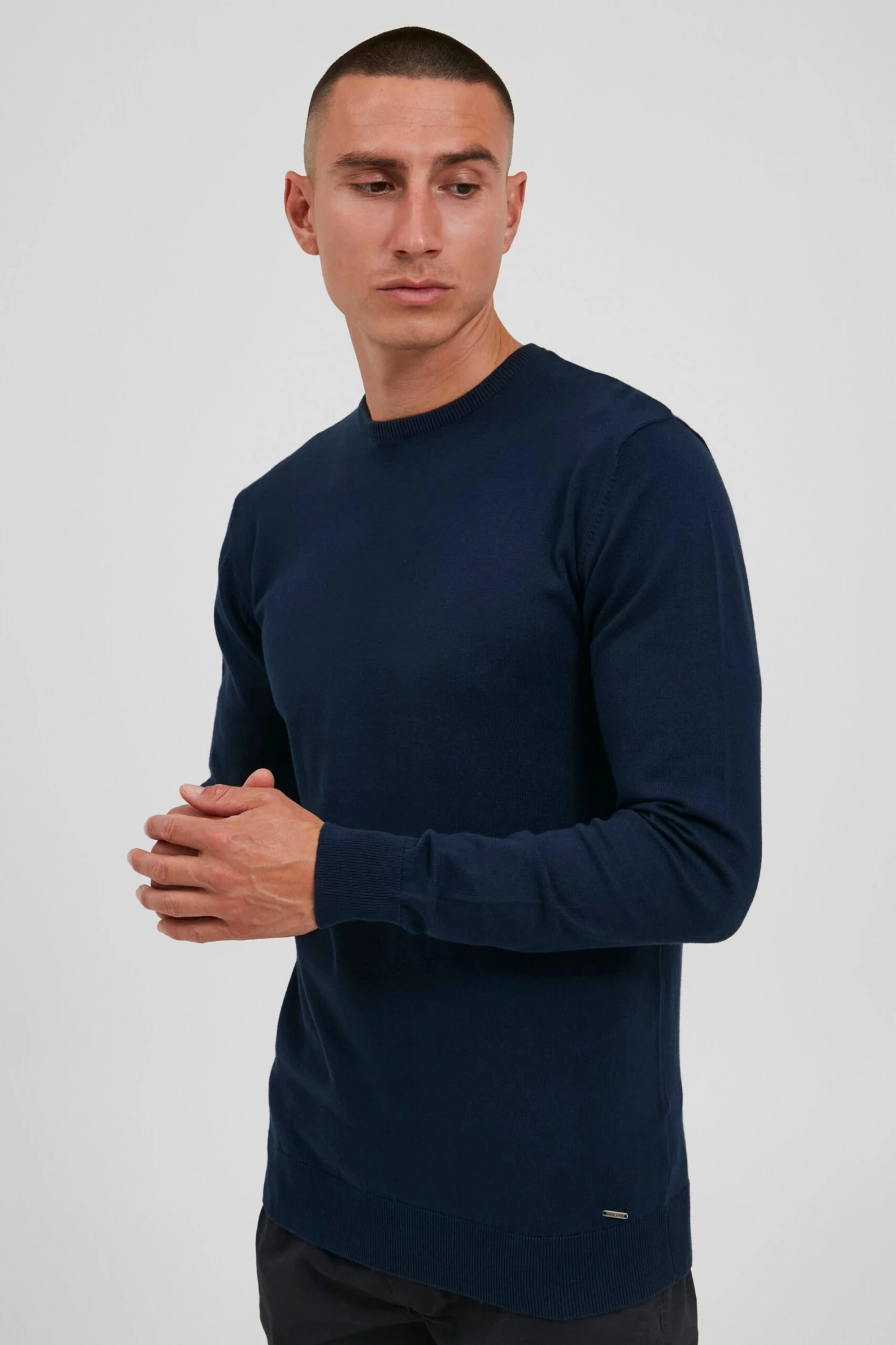 Indicode Jeans Crewneck Truien Trui INDICODE Heren Donkerblauw 2 Indicode Jeans Crewneck Truien Trui INDICODE Heren Donkerblauw - Image 2