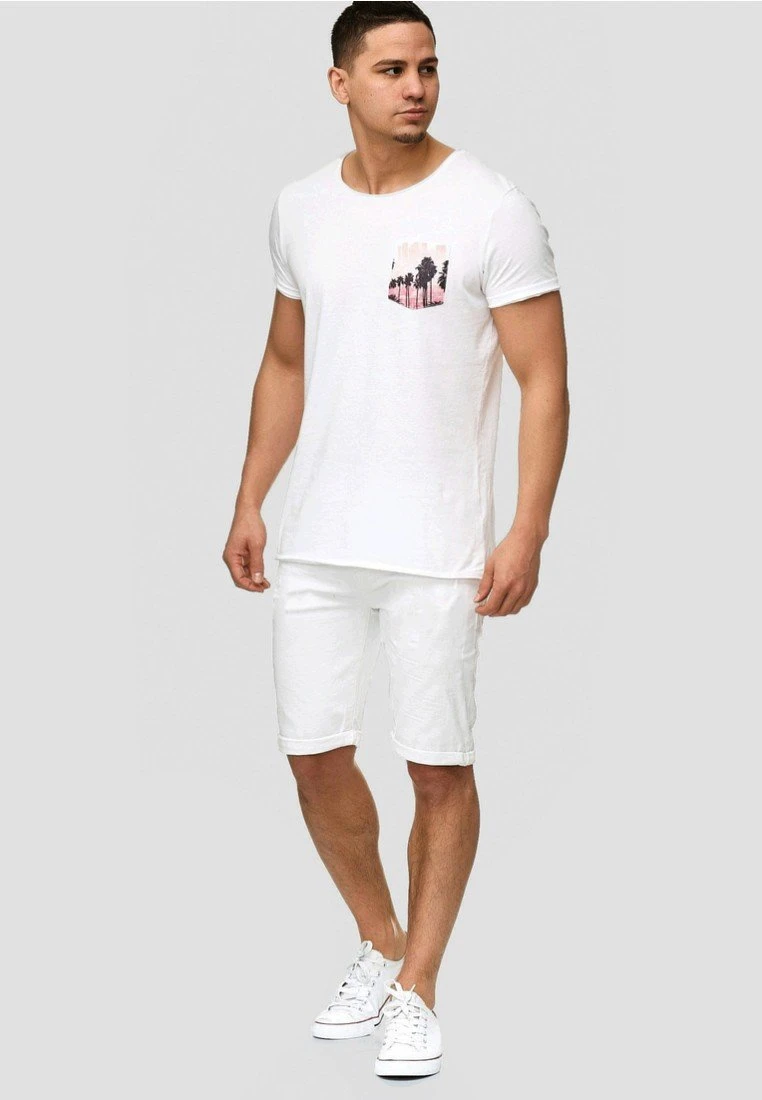 Indicode Jeans Cuba Caden - Jeansshort - Offwhite 2 Indicode Jeans Cuba Caden - Jeansshort - Offwhite - Image 2