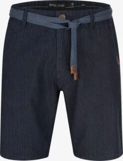 Indicode Jeans Chino Shorts Regular Chino Heren Nachtblauw