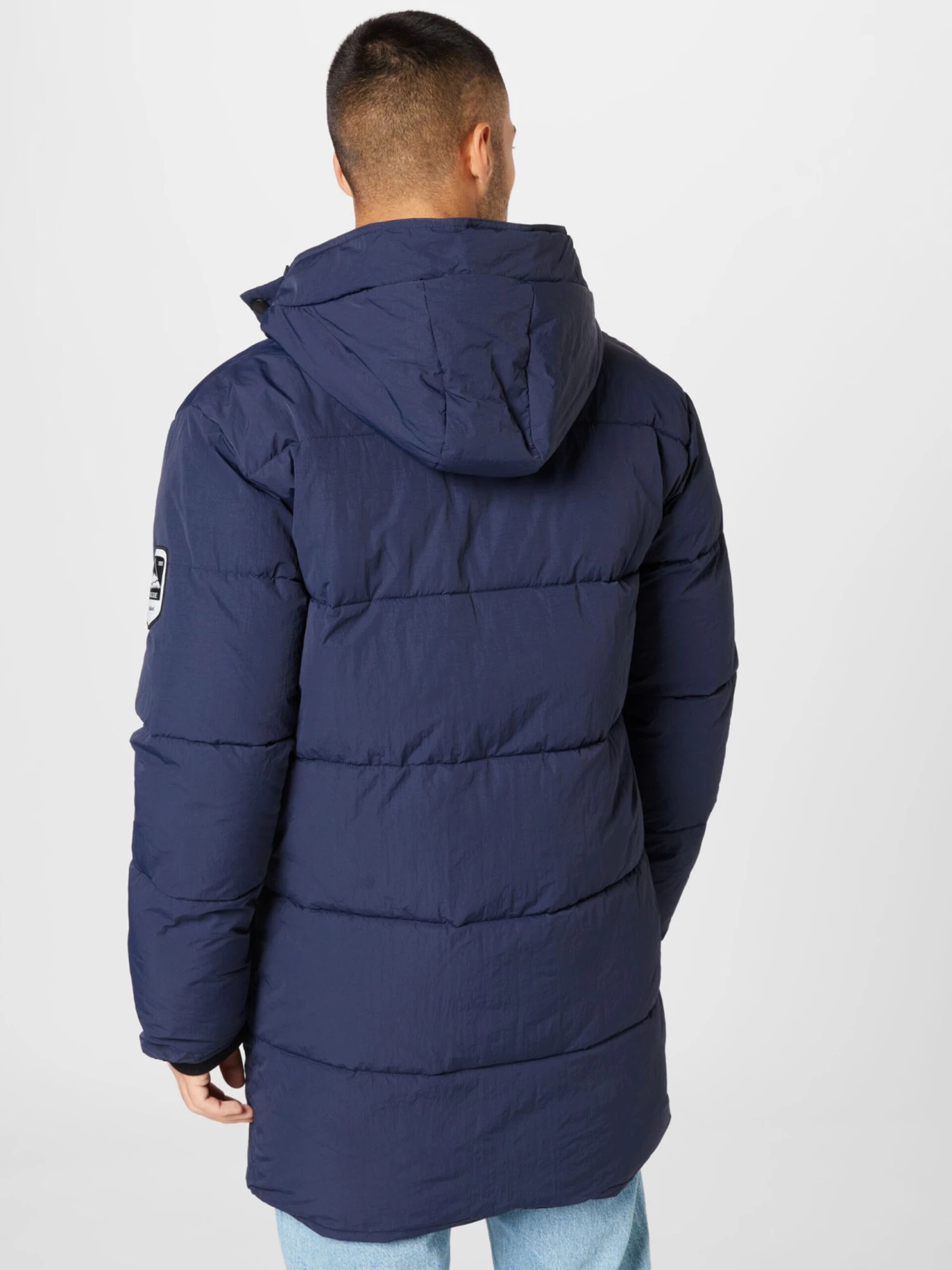 Indicode Jeans Parkas Winterparka Gazelle Heren Navy 4 Indicode Jeans Parkas Winterparka Gazelle Heren Navy - Image 4