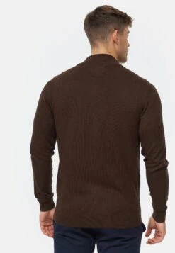 Indicode Jeans Lau - Sweater Met Rits - Dk Brown Mix -Indicode Jeans Verkoop c5e09b74bc7b45e18958c638a6ae11d1