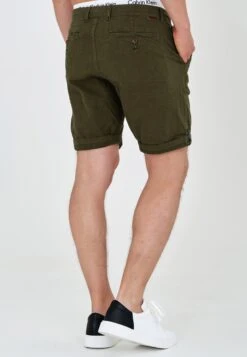 Indicode Jeans Chino Shorts Regular Chino Beauvals Heren Kaki -Indicode Jeans Verkoop c64bc535cef6874b201cd87cca90b7ca