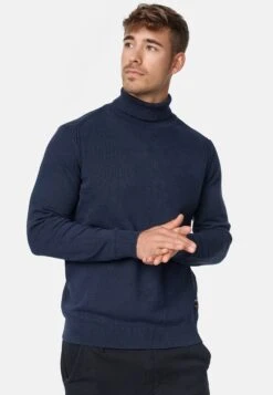Indicode Jeans Coltruien Trui Heren Navy -Indicode Jeans Verkoop c75a51a0979c6d5e30ba2f1b3756c864