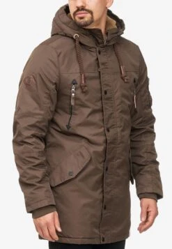 Indicode Jeans Parkas Winterparka Bardsley Heren Bruin -Indicode Jeans Verkoop c76ee6cba36f36ee387a505a8c19f38f