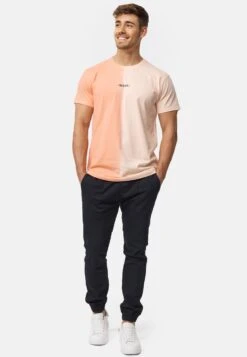 Indicode Jeans T-shirts Shirt INGibs Heren Beige / Oranje -Indicode Jeans Verkoop c7ad83259ef99d22e5415ff1c2b6f064