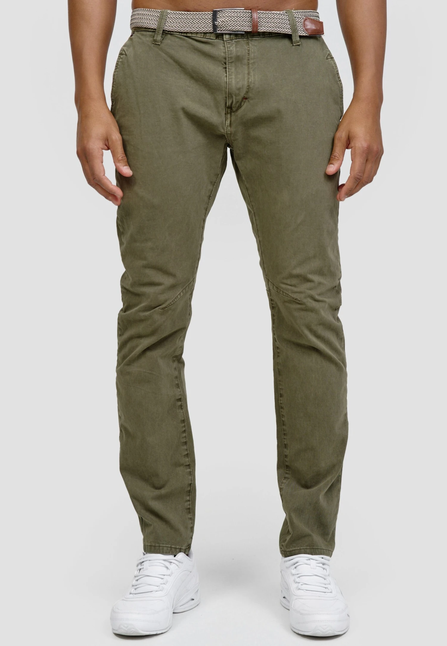 Indicode Jeans Chinos Regular Chino Spence Heren Groen 2 Indicode Jeans Chinos Regular Chino Spence Heren Groen - Image 2