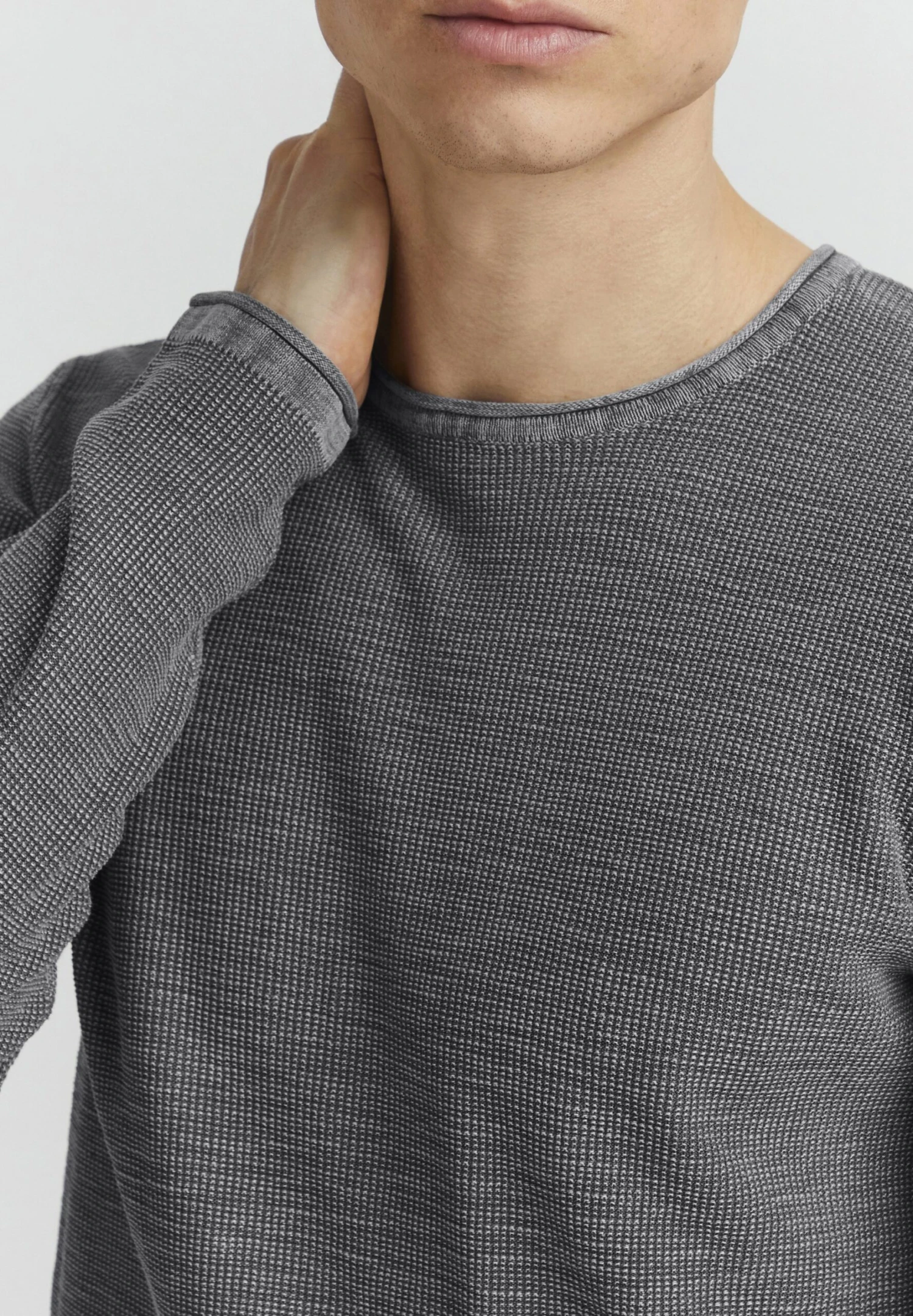 Indicode Jeans Idkarpo - Trui - Pewter 4 Indicode Jeans Idkarpo - Trui - Pewter - Image 4