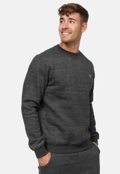 Indicode Jeans Crewneck Truien Trui Luk Heren Zwart / Zwart Gemêleerd -Indicode Jeans Verkoop c8306aad994a73f7e3ff73dad08fcbe8