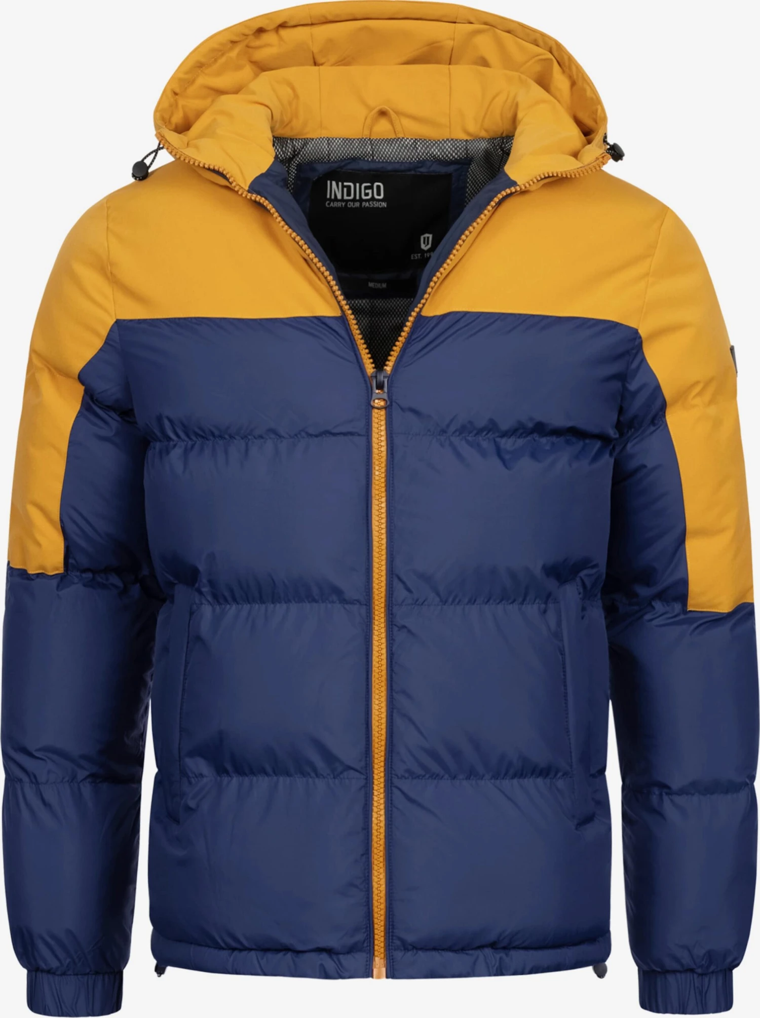 Indicode Jeans Winterjassen Winterjas Danix Heren Blauw 1 Indicode Jeans Winterjassen Winterjas Danix Heren Blauw