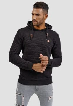 Indicode Jeans Hoodies Trui Heren Zwart -Indicode Jeans Verkoop c9233a95e73345581215d803bed4c72d