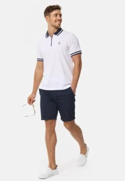 Indicode Jeans Polos Shirt Limbo Heren Wit -Indicode Jeans Verkoop c96a3d79d9dc9161c3bc42db941f13d6