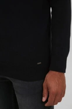 Indicode Jeans Coltruien Trui BADDON Heren Zwart -Indicode Jeans Verkoop c9b1b735e6665910a115f51236d5f0b3