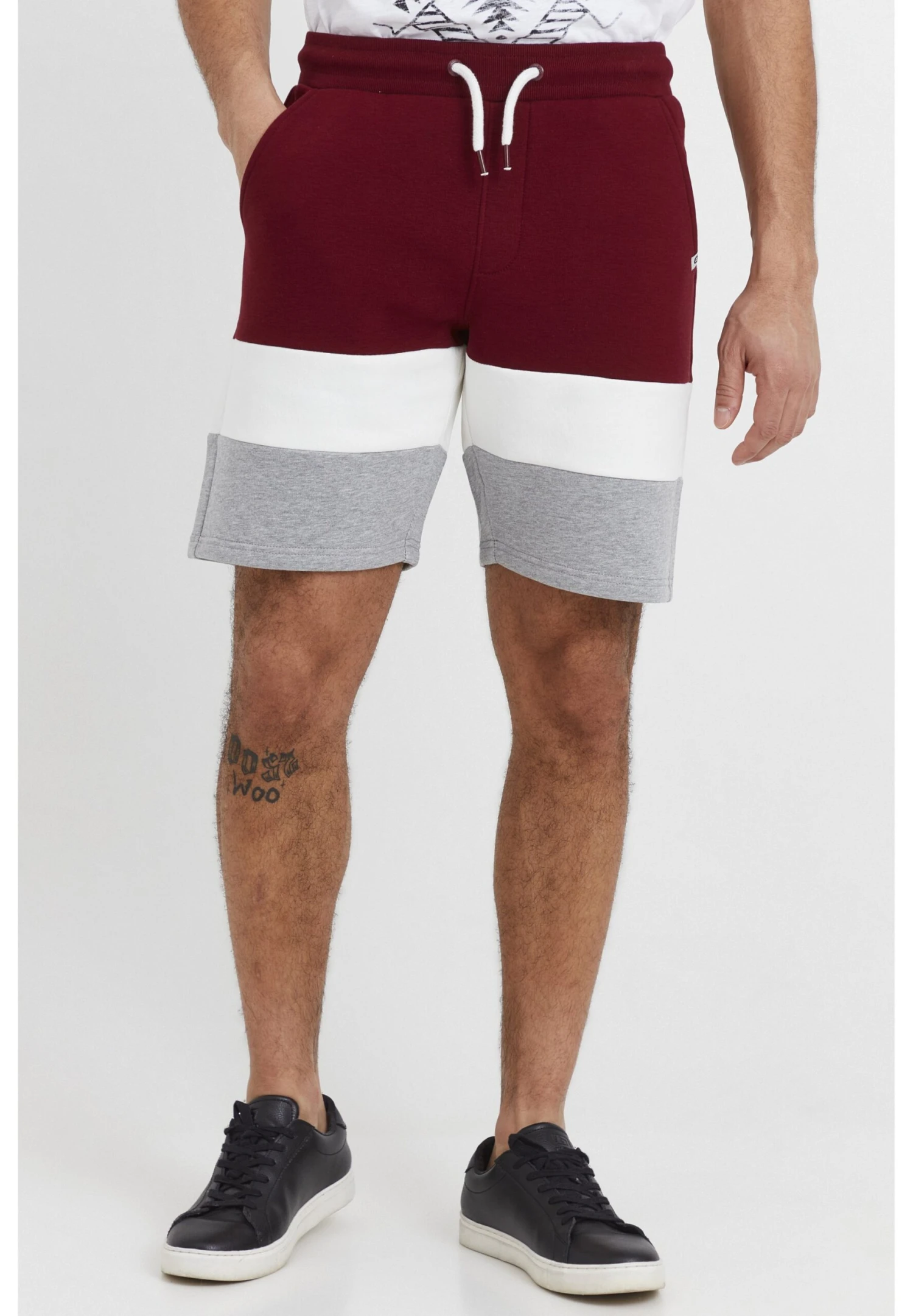 Indicode Jeans Idcaul - Shorts - Bordeaux 2 Indicode Jeans Idcaul - Shorts - Bordeaux - Image 2