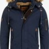 Indicode Jeans Winterjassen Winterjas Pennington Heren Navy
