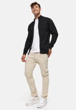 Indicode Jeans Vesten Gebreid Vest Buch Heren Zwart -Indicode Jeans Verkoop ca70326d470036629bc604d3e058db1c