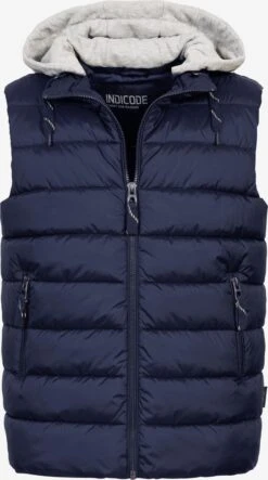 Indicode Jeans Bodywarmers Bodywarmer Heren Blauw