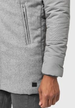 Indicode Jeans Parka - Lt Grey Mix -Indicode Jeans Verkoop cb5f6096df2642e3bd2e43484d46de08