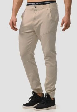Indicode Jeans Pantalons Tapered Broek Zannes Heren Beige -Indicode Jeans Verkoop cb973c90180491a98d9b4255f5ac71e7