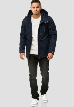 Indicode Jeans Winterjassen Winterjas Elmhurts Heren Navy -Indicode Jeans Verkoop cc453c500adbacb6c2204178adff458d