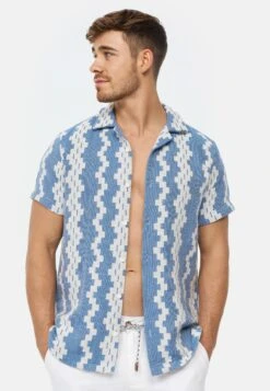 Indicode Jeans Overhemd - Blue -Indicode Jeans Verkoop ccd35dee069f466b91bec339f531af21