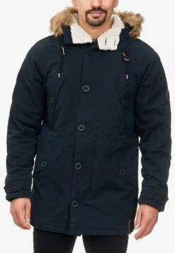 Indicode Jeans Parkas Winterparka Fann Heren Zwart -Indicode Jeans Verkoop ccec6e5349c18d657372afbd68c964e6